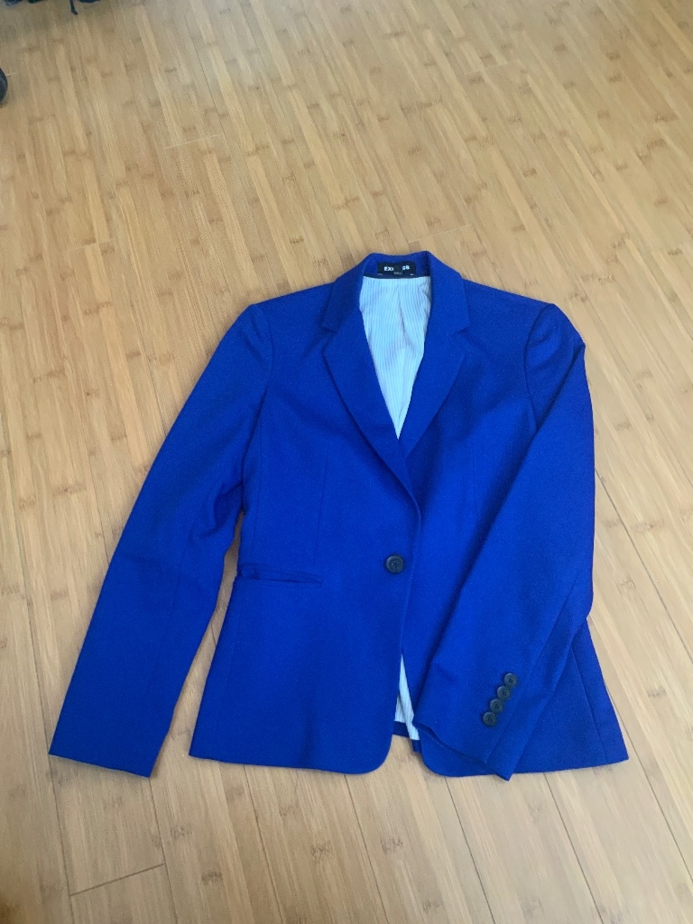 Express Studio Stretch One Button Blazer